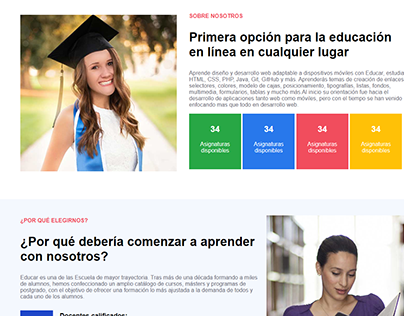 Pagina Web "Educar"