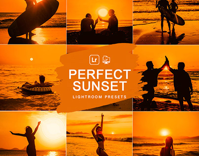 20 Perfect Sunset Lightroom Mobile & Desktop Presets