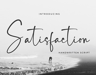 Satisfaction Handwritten Font