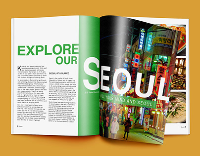 Seoul : Magazine Layout