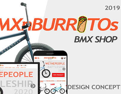 Bike online shop design concept