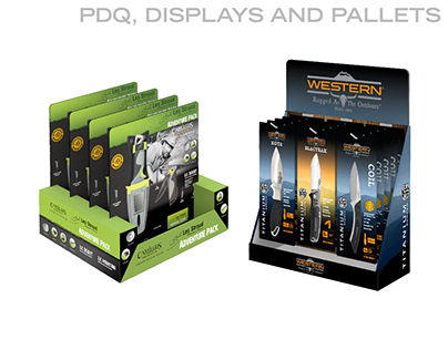 PDQ, Displays and Pallets