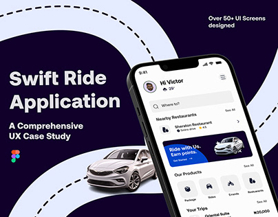 Project thumbnail - Swift Ride Application Design