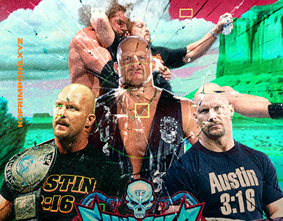 Stone Cold 100% Whoop Ass Poster
