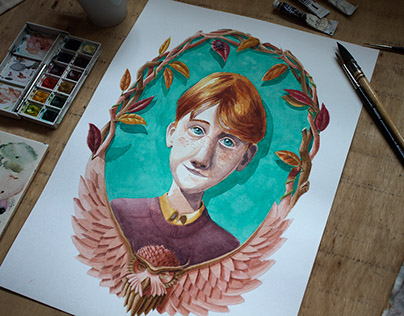 Ron Weasley - A3 Watercolour