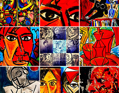Picasso, Cubism, Red Eros