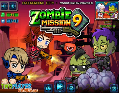 Zombie Mission 9 the 9th of series adventure game