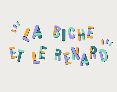 La Biche & Le Renard - ILLUSTRATION