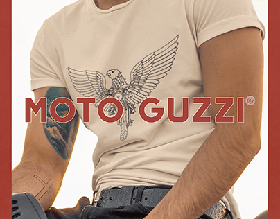 Vintage T-shirt Design | Moto Guzzi