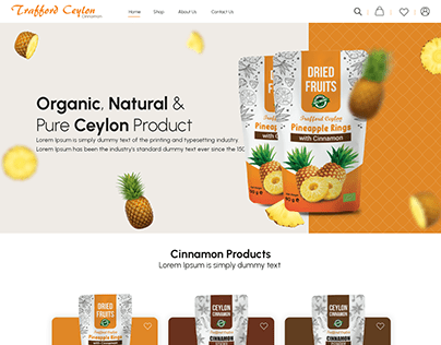 Tafford Ceylon Cinnamon Website Design