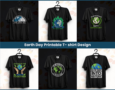 Earth T-shirt Design Bundle