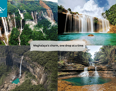Exploring the Scenic Waterfalls in Meghalaya