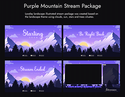 Purple Mountain Twitch Stream Package