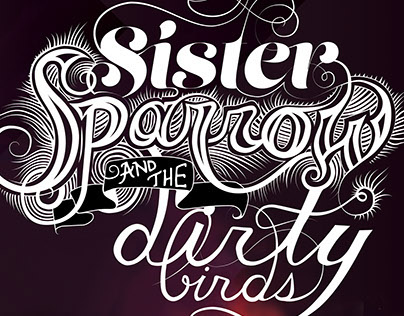 Sister Sparrow Concert Poster