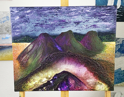 Volcano Landscape Series