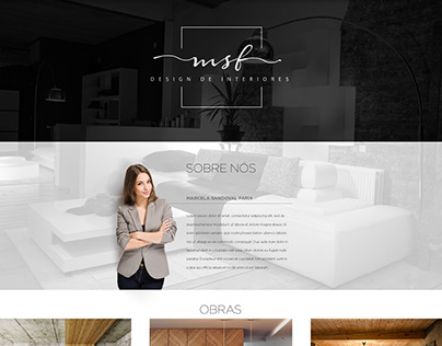 Logotipo, Identidade Visual e Website Onepage MSF