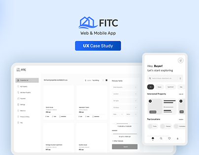FITC is a real estate platform - UX Case Study