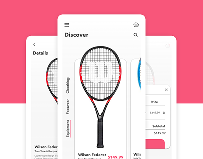 Project thumbnail - Tennis Store App Ui/Ux Design