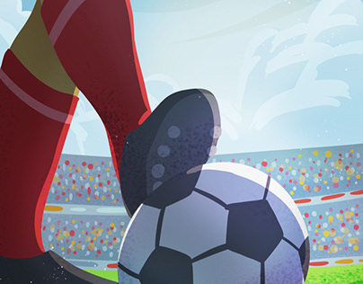 Procreate Illustration - Soccer