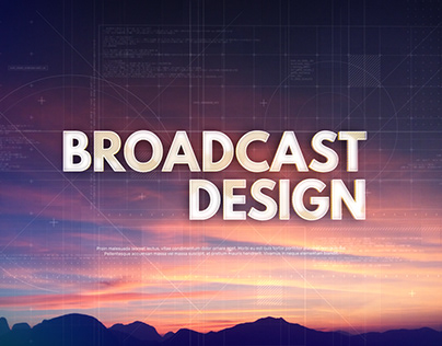 Technology Typography - Broadcast Intro