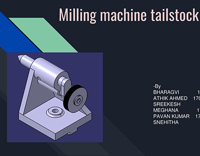 Milling machine tailstock