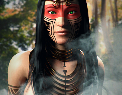 Amazon native woman