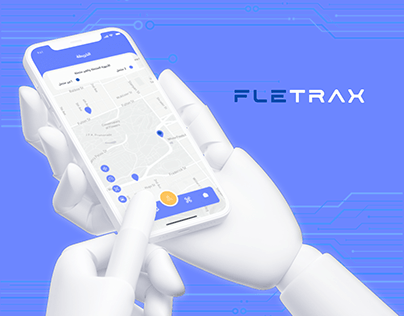 Project thumbnail - FleTrax IOT App | UI/UX Case Study