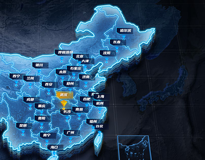 中国地图可视化设计