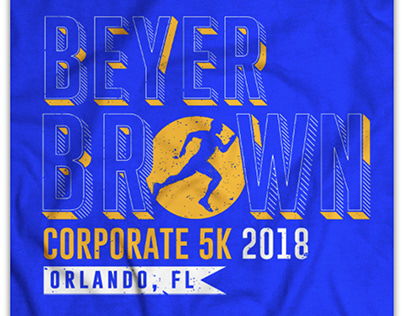 Beyer Brown Corporate 5K Shirt Design