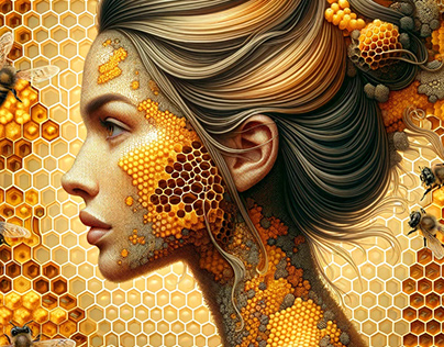 Honeycomb woman