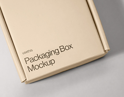 Packaging Box Mockup Collection (PSD)