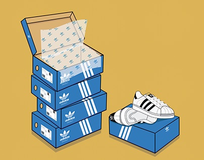 Adidas Superstars Illustrations