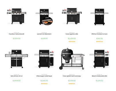 Barbecue Products Selling Website