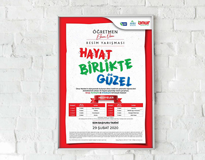Ekrem Özen Painting Contest Poster Design