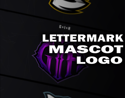 Lettermark mascot logo collection.