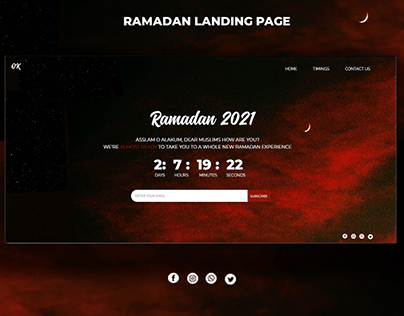 Ramadan Landinpage