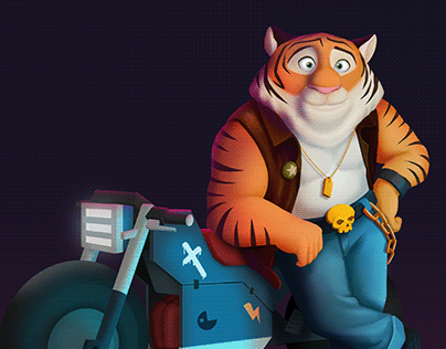 Tiger Character Illustration