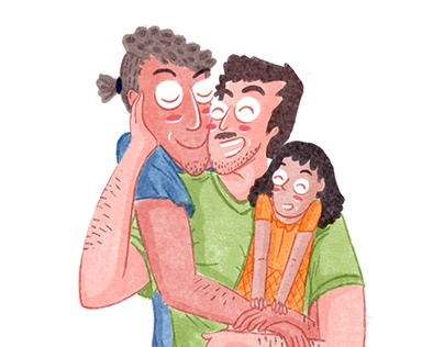 Illustrations for Gaysi Family