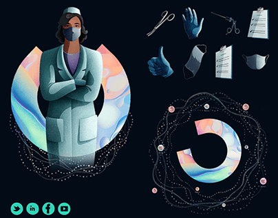 Illustrations and animations for Theator