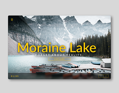 Landing Page Shot/ Moraine Lake