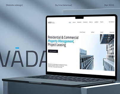 VADA Real Estate - Website Redesign