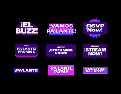 Pa’lante! HBO Max - 10 Animated Stickers