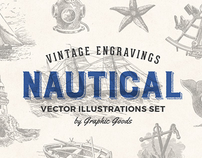 Nautical Engraving Illustrations
