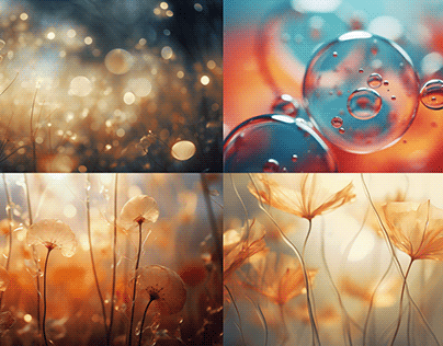 Abstract cinematic backgrounds - 2024 trends