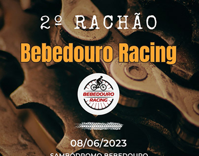 Material para divulgação Rachão Bebedouro Racing