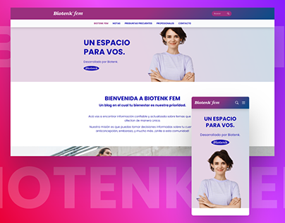 Biotenk Fem - Website