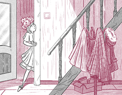 Alyona in the attic | Book illustrations