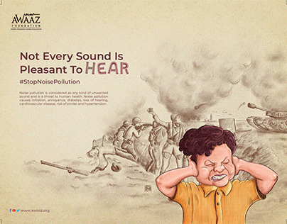 Noise Pollution Mini Campaign (Press Advertisements)