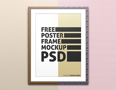 Free Poster/Frame Mockup PSD