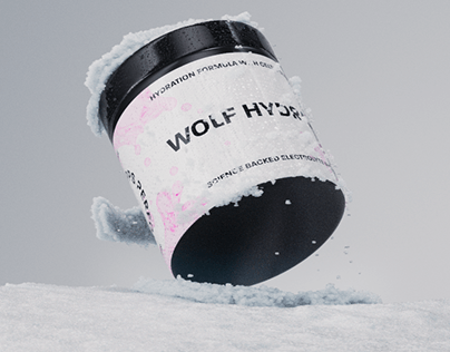 Wolf Hydration Arctic 3D Advert